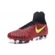 2016 Crampons Nike Magista Obra II FG Football Noir Rouge Jaune