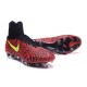 2016 Crampons Nike Magista Obra II FG Football Noir Rouge Jaune