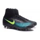 2016 Crampons Nike Magista Obra II FG Football Noir Bleu Vert