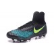 2016 Crampons Nike Magista Obra II FG Football Noir Bleu Vert