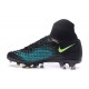 2016 Crampons Nike Magista Obra II FG Football Noir Bleu Vert