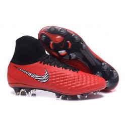 2016 Crampons Nike Magista Obra II FG Football Rouge Noir