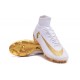 Nouvelles Crampons Nike Mercurial Superfly 5 FG Real Madrid FC Blanc Or