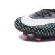 Chaussures de Football 2017 - Nike Mercurial Vapor 11 FG Noir Blanc Vert Électrique