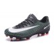 Chaussures de Football 2017 - Nike Mercurial Vapor 11 FG Noir Blanc Vert Électrique