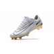 Chaussures de Football 2017 - Nike Mercurial Vapor 11 FG CR7 Vitórias Blanc Or Noir