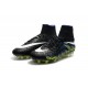 Nike HyperVenom Phantom II FG Football Crampons Noir Blanc Volt Bleu