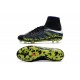 Nike HyperVenom Phantom II FG Football Crampons Noir Blanc Volt Bleu