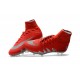 Nike HyperVenom Phantom II FG Football Crampons Rouge Argent