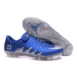 Nouveau 2017 Crampons Nike Hypervenom Phinish II FG Jordan Bleu Argent