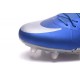 Nouveau 2017 Crampons Nike Hypervenom Phinish II FG Jordan Bleu Argent