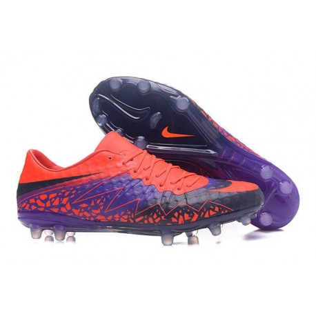 Nouveau 2017 Crampons Nike Hypervenom Phinish II FG Carmin Obsidienne Violet