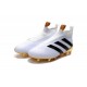 Nouveau Chaussures de Football Adidas Ace16+ Purecontrol FG/AG Blanc Or Noir