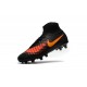 Chaussures de football pour Hommes Nike Magista Obra II FG Noir Orange