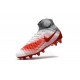 Chaussures de football pour Hommes Nike Magista Obra II FG Blanc Rouge