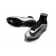 Nouvelles Crampons Nike Mercurial Superfly 5 FG Argent Noir