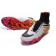 Nike HyperVenom Phantom II FG Football Crampons Blanc Orange Rose Noir