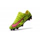 Nike Mercurial Vapor XI FG ACC Crampon Homme Jaune Rose