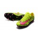 Nike Mercurial Vapor XI FG ACC Crampon Homme Jaune Rose