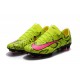 Nike Mercurial Vapor XI FG ACC Crampon Homme Jaune Rose