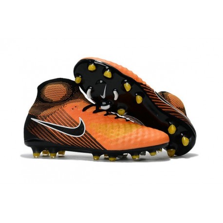 Chaussures de football pour Hommes Nike Magista Obra II FG Orange Noir