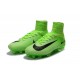Nike Mercurial Superfly V FG Nouveaux Ronaldo Chaussure -Vert Noir 
