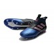 Adidas Ace17+ Purecontrol FG Chaussures de Football Bleu Noir Blanc