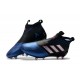 Adidas Ace17+ Purecontrol FG Chaussures de Football Bleu Noir Blanc