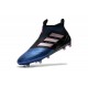 Adidas Ace17+ Purecontrol FG Chaussures de Football Bleu Noir Blanc