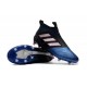 Adidas Ace17+ Purecontrol FG Chaussures de Football Bleu Noir Blanc