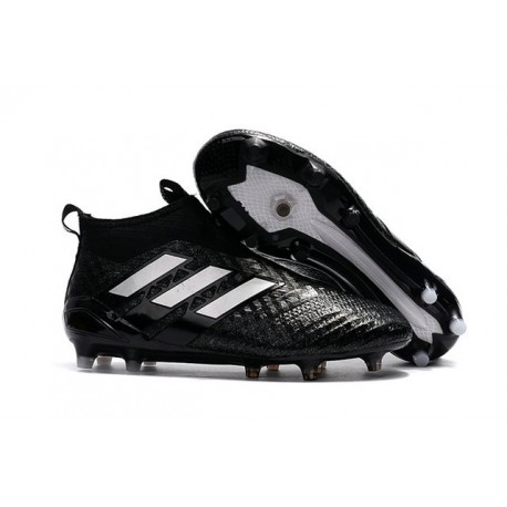 Adidas Ace17+ Purecontrol FG Chaussures de Football Noir Blanc