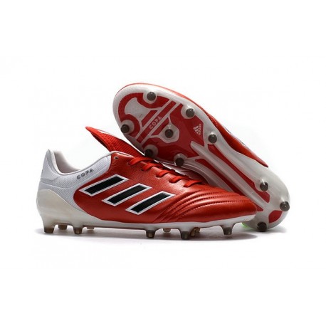 Crampons de Foot adidas Copa 17.1 FG Cuir Rouge Noir