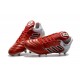 Crampons de Foot adidas Copa 17.1 FG Cuir Rouge Noir