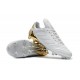 Crampons de Foot adidas Copa 17.1 FG Cuir Blanc Or