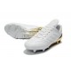 Crampons de Foot adidas Copa 17.1 FG Cuir Blanc Or