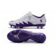 Nouveau 2017 Crampons Nike Hypervenom Phinish II FG Blanc Violet