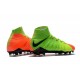 Nike Chaussures De Football Hypervenom Phantom 3 Dynamic Fit Fg Vert Orange Noir