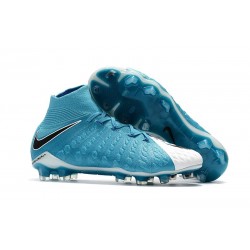 Nike Chaussures De Football Hypervenom Phantom 3 Dynamic Fit Fg - Bleu Blanc