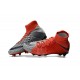 Nike Chaussures De Football Hypervenom Phantom 3 Dynamic Fit Fg - Rouge Gris