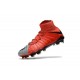 Nike Chaussures De Football Hypervenom Phantom 3 Dynamic Fit Fg - Rouge Gris