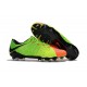 Chaussure de football Hommes 2017 Nike Hypervenom Phantom III FG Vert Orange