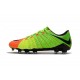 Chaussure de football Hommes 2017 Nike Hypervenom Phantom III FG Vert Orange