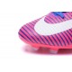 Nike Mercurial Superfly V FG Nouveaux Ronaldo Chaussure - Rose Bleu Blanc 