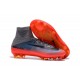 Crampons de Foot Nouveau 2017 Nike Mercurial Superfly 5 FG ACC Gris Orange