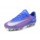 Nike Mercurial Vapor XI FG ACC Crampon Homme Rose Bleu Argent