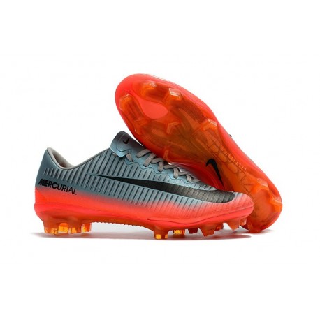 Nike Mercurial Vapor XI FG ACC Crampon Homme Gris Hematite