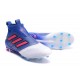 Adidas Ace17+ Purecontrol FG Chaussures de Football (Bleu Rouge Blanche)