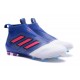 Adidas Ace17+ Purecontrol FG Chaussures de Football (Bleu Rouge Blanche)