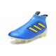 Adidas Nouveau Crampon Foot Ace17+ Purecontrol FG Bleu Jaune