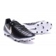 Nouvelle chaussure de foot Nike Tiempo Legend 7 FG Noire Blanc Or